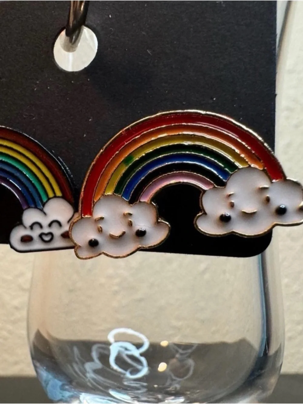 Cute Rainbow Cloud Kids Earrings - Multicolor